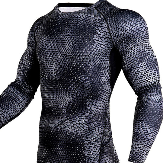 Men Gym Running Shirt Quick Dry Breathable Fitness Sport Shirt