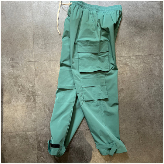 Japanese Style Workwear Quick-drying Multi-pocket Drawstring Jogger Pants