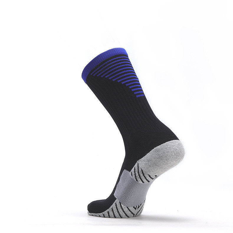 Striped non-slip sports football socks