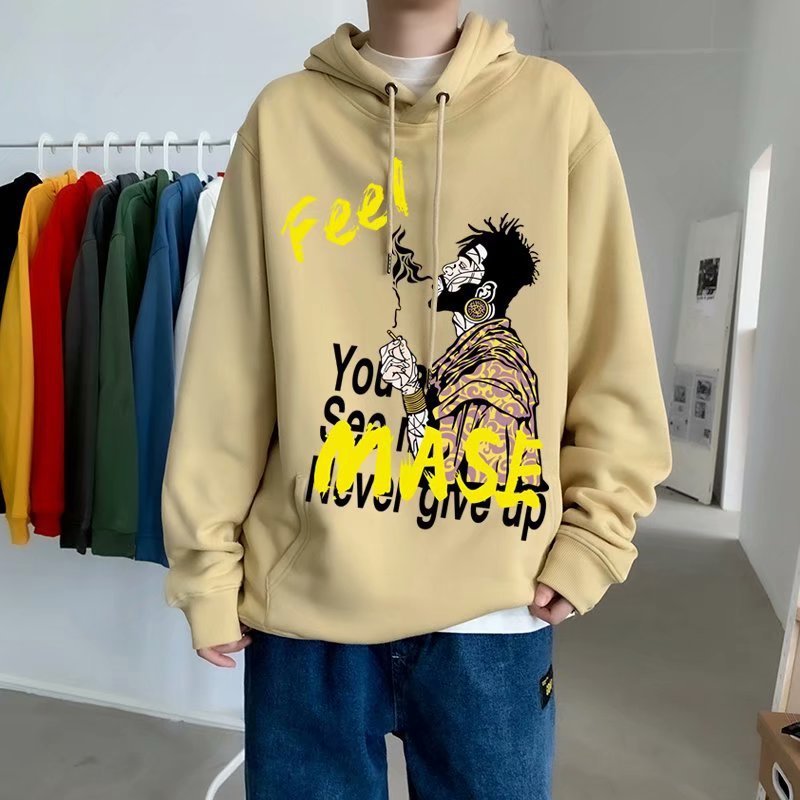 Polar fleece hooded sweatshirt