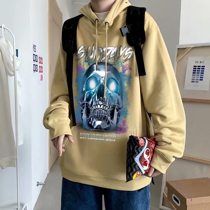 Polar fleece hooded sweatshirt