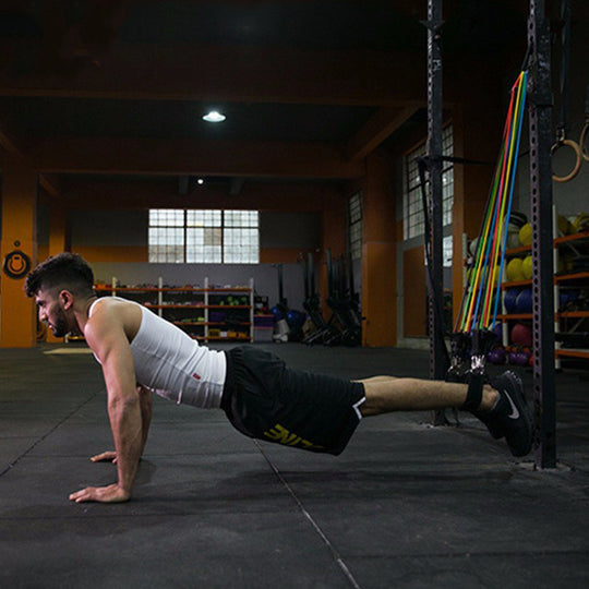 Rally TPE Latex Home Training Elastic Band Resistance Rope