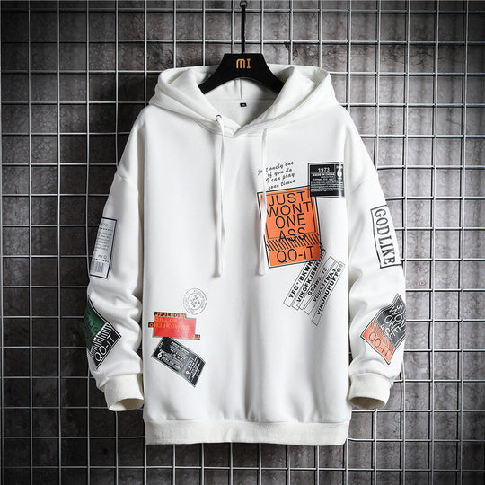 Hooded Fleece Printed Sweatshirt