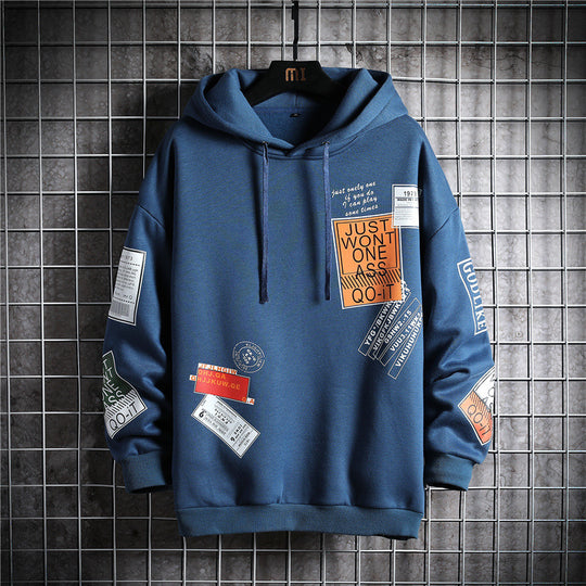 Hooded Fleece Printed Sweatshirt