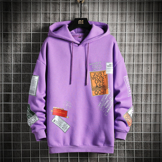 Hooded Fleece Printed Sweatshirt