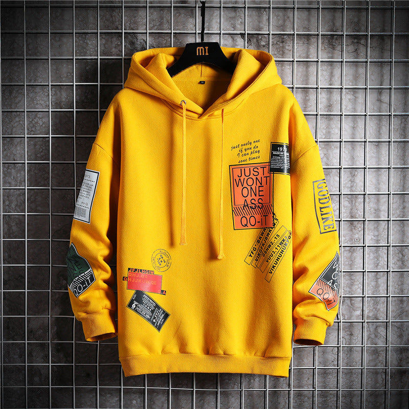 Hooded Fleece Printed Sweatshirt