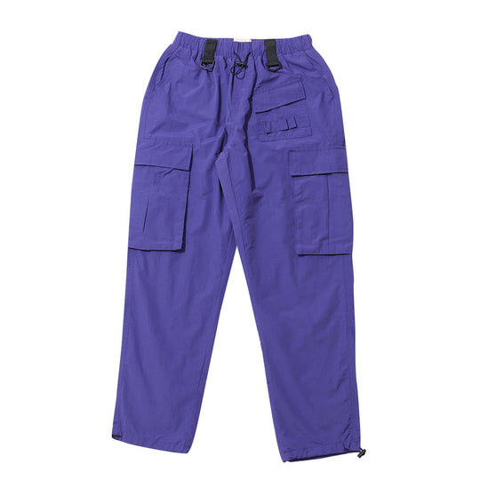 Men's Multi-Pocket Casual Drawstring Overalls