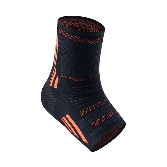 Knitted sprain protection ankle sleeve