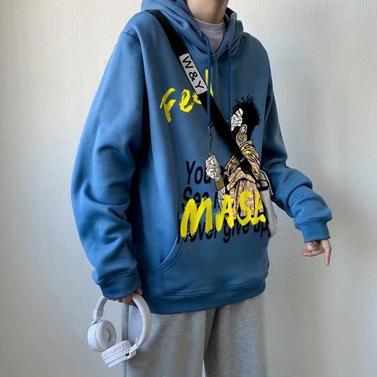 Polar fleece hooded sweatshirt