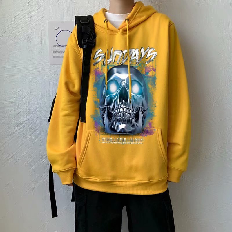 Polar fleece hooded sweatshirt