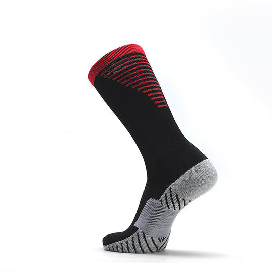 Striped non-slip sports football socks