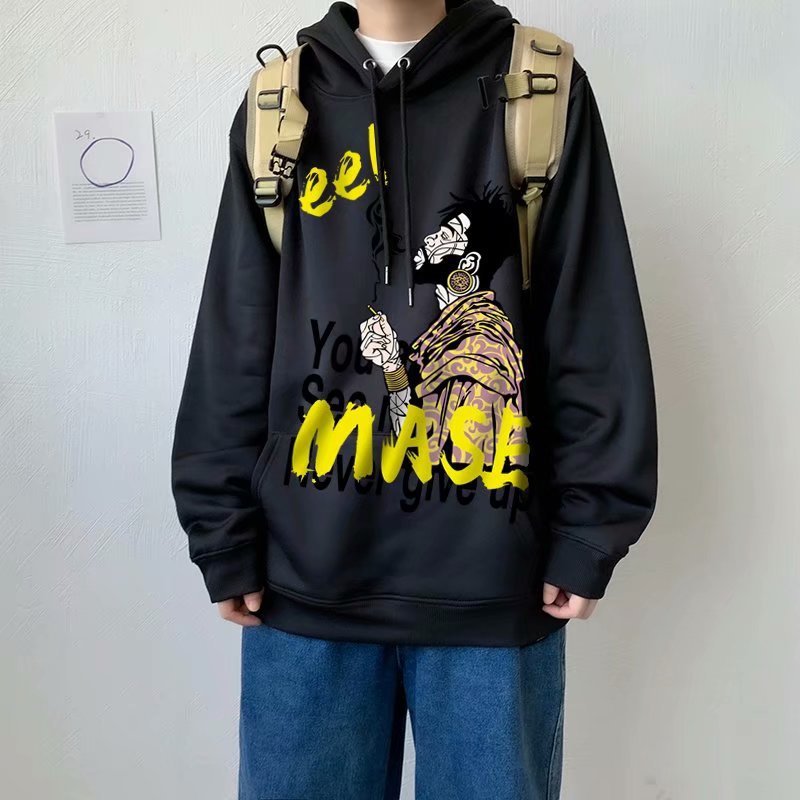 Polar fleece hooded sweatshirt