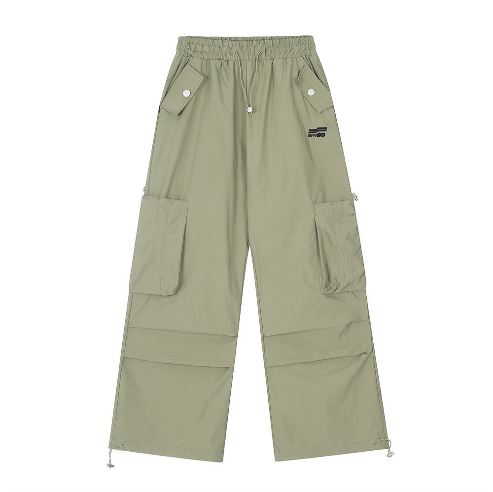 Men's Multi-pocket Sports Cargo Drawstring Jogger Pants
