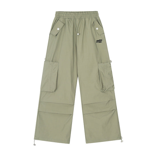 Men's Multi-pocket Sports Cargo Drawstring Jogger Pants