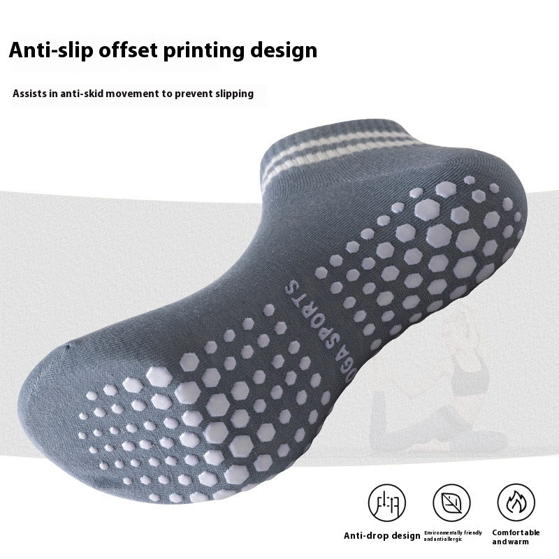 Yoga Socks Non-slip Floor Socks No Pilling Exercise Dispensing