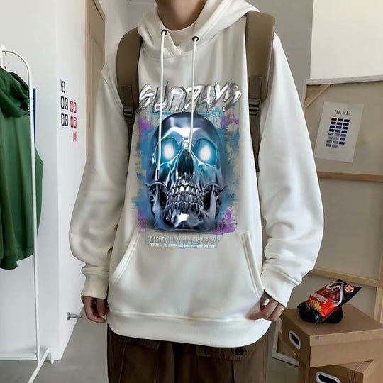 Polar fleece hooded sweatshirt