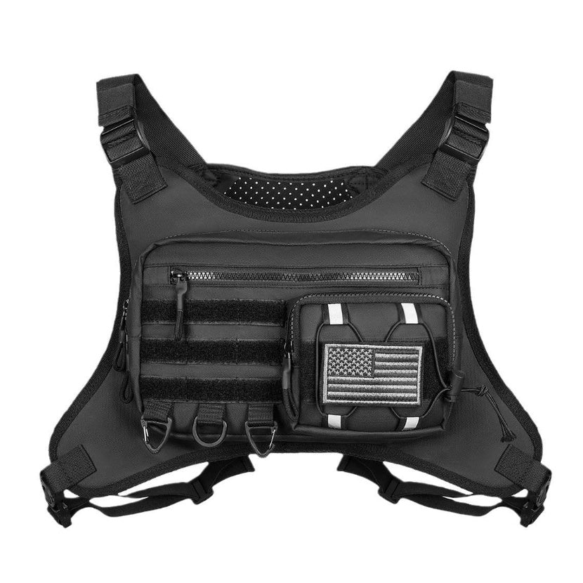 Casual Personality Men's Vest Sports Chest Bag