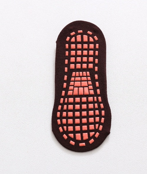 Non-slip Cotton Yoga Trampoline Floor Socks