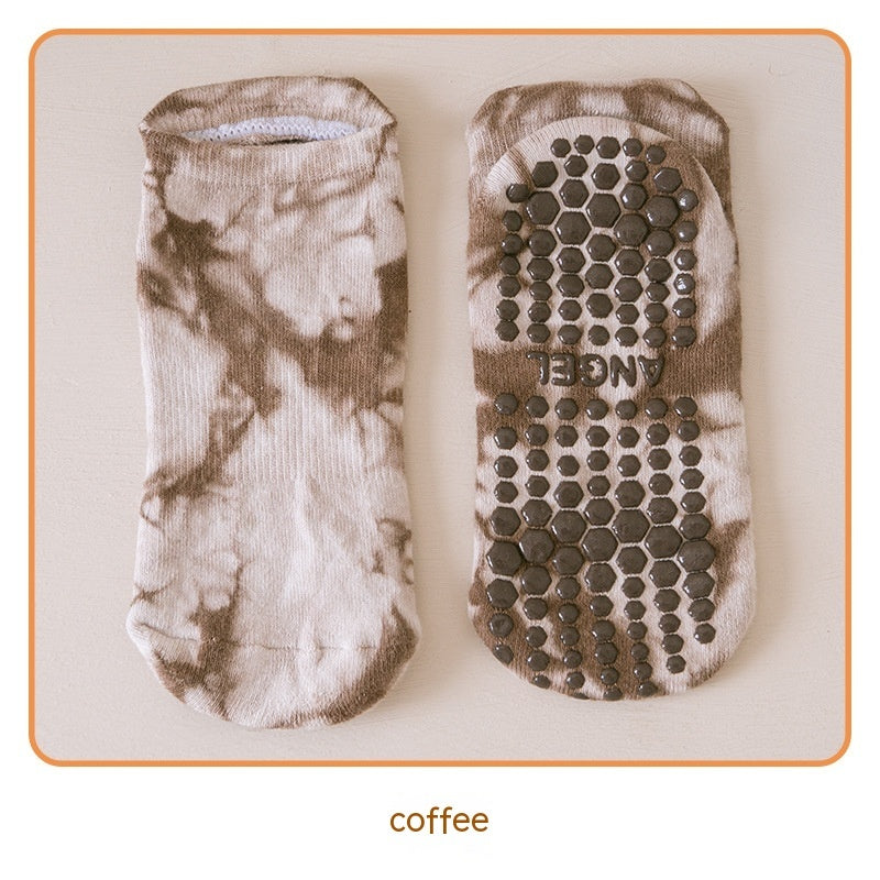 Women Non-slip Sports Socks Terry Invisible