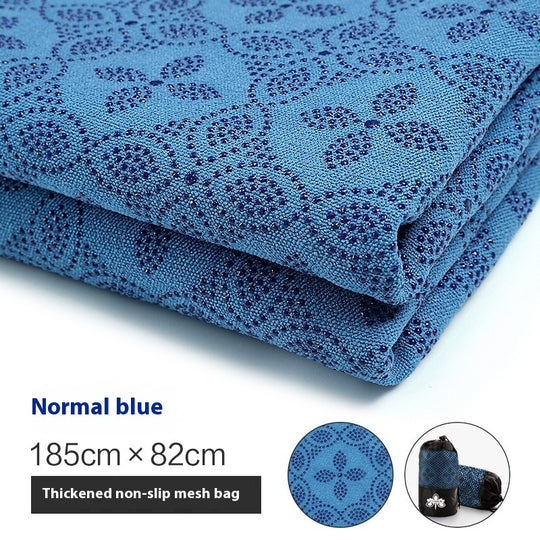 Yoga Mat Towel Non-slip Particles Sweat-absorbent Thick