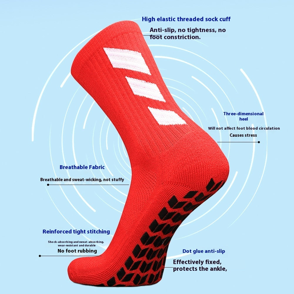 Dispensing Non-slip Sole Sweat Absorbing Sports Soccer Socks