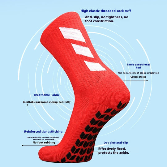 Dispensing Non-slip Sole Sweat Absorbing Sports Soccer Socks