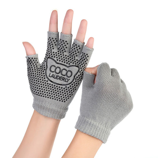 Ladies Non-Slip Cotton Yoga Socks With Heel